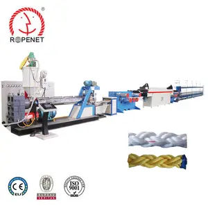 90Mm 100Mm Pp Afmeren Mariene Tros Touw Danline Garen Extrusie Machine Productielijn Apparatuur