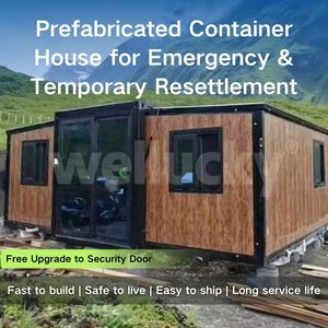 Maison conteneur extensible économique de 20 et 40 pieds, installation rapide, abri temporaire pour projets de reconstruction post-catastrophe - Product Image 3