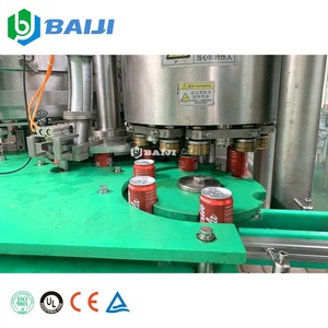 Đầy đủ tự động nhôm có thể có ga nước giải khát năng <span class=keywords><strong>l</strong></span>ượng uống đóng hộp điền seaming máy dây chuyền sản xuất - Product Image 4