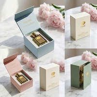 Boîte à cosmétiques portable de luxe personnalisée, faite à la main, avec revêtement UV, boîtes rigides en carton pour les soins de la peau, crème pour le visage, emballage cadeau