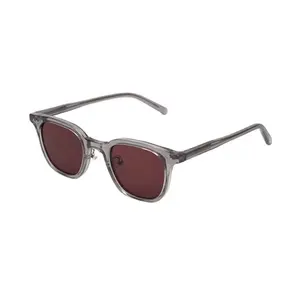 2023 사용자 정의 금속 로고 패션 여성 디자이너 안경 UV400 음영 빈티지 브랜드 플랫 탑 직사각형 선글라스