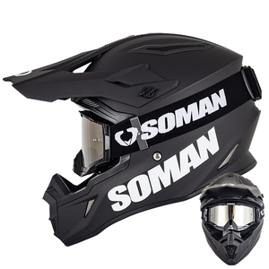 Casco de bicicleta de montaña al aire libre para hombres y mujeres Dirt Off-Road & Adventure Riding Motocicleta Off-Road & Adventure Riding - Product Image 4