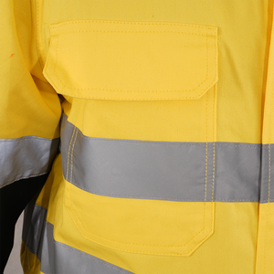Cotton Work Clothes Wear Shirt Pant Uniform Worker <strong>Overall</strong> <strong>Construction</strong> Mining Industrial Reflective Safety Hi Vis Workwear - Product Image 5