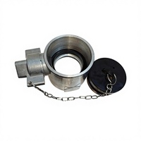Adaptateur Storz femelle vers BSPP de haute qualité Hong'an avec capuchon à chaîne, raccord de tuyau d'incendie en aluminium pour système d'extinction d'incendie