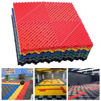Dalles de sol de garage en PP PVC durables et mobiles, dalles de sol de garage en PVC design