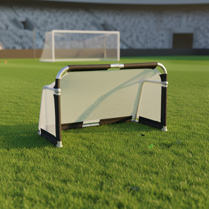 Porta da Calcio Pieghevole in Lega di Alluminio Premium 5x3FT, Rete Robusta per Calcio, Attrezzatura Sportiva Portatile per Esterni/Interni - Product Image 1