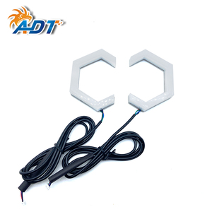 ไฟวงแหวน ADT RGB Angel Eyes LED สำหรับดัดแปลงไฟหน้าโปรเจคเตอร์ พร้อมไฟวิ่งกลางวัน RGBW และไฟเลี้ยวแบบ Hex Halo Rings - Product Image 2
