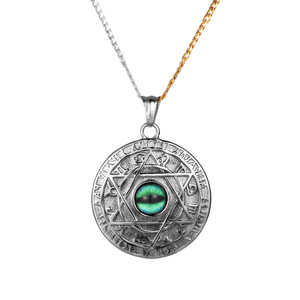 Collier à pendentif sur le thème des constellations, en acier inoxydable, bicolore, bijoux pour hommes, cadeau SP898 - Product Image 5