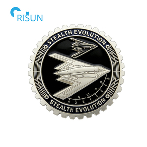 Moneda Conmemorativa Personalizada de Aviación, Avión de Combate Bombardero B2 B-2 de la Fuerza Aérea de los Estados Unidos, Medallón de Avión, Moneda de Desafío B2 - Product Image 3