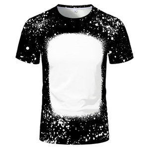 Camiseta de manga corta con sublimación de transferencia de calor personalizada en blanco de poliéster 2025 - Product Image 6