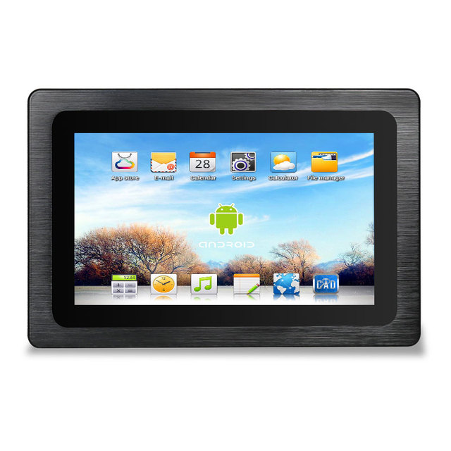 15.6 Inch Flush Mount Monitor Tablet Android IP65 Waterproof Embedded Touch Monitor Industrial PC