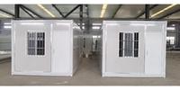 Maison modulaire préfabriquée portable extensible à 2, 3 ou 4 chambres, maison conteneur pliable de 20 pieds à bas prix