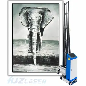 Foldable Wall Paint Printing Outfoor 3D HD Large Format Wall Mural Drawing Machine Artist UV Printer