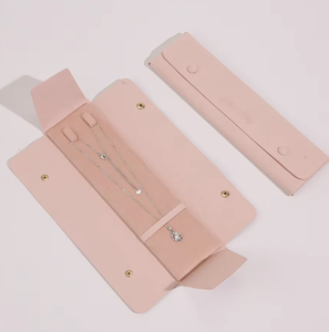 Bolsa de Regalo para Joyería de Lujo con Forma de Concha, Plegable, con Forro de Gamuza, para Guardar Collares y Anillos, para Venta al por Mayor y Menor - Product Image 4