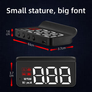 Système de navigation automobile avec affichage tête haute (HUD) OLIVER, compatible avec la connexion OBD 2 - Product Image 4