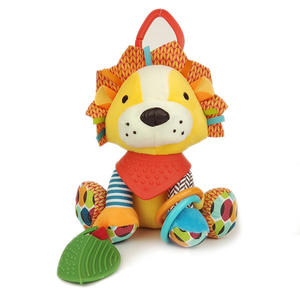 Nouveau-né bébé hochets doux jouets suspendus pour siège auto poussette sensorielle animaux en peluche jouets pour bébé 0-12 mois avec <span class=keywords><strong>anneau</strong></span> de <span class=keywords><strong>dentition</strong></span> - Product Image 1