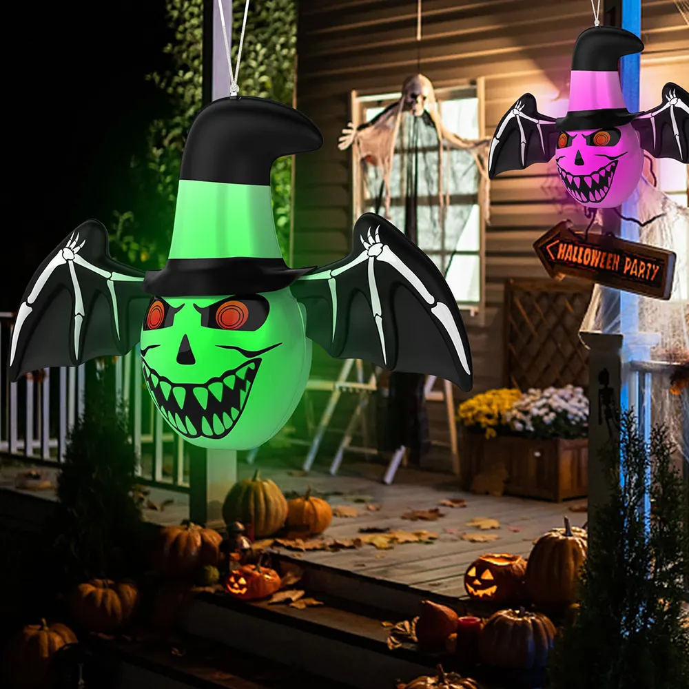 Groothandel Springkussens Vleermuisvleugel Rekwisieten Verbeteren Uw Halloween-Ambiance Buitentuin En Spookhuisdecoratie