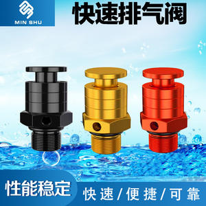 Vanne d'échappement pneumatique à dégagement rapide, à pression manuelle, à dégagement rapide, vanne de décharge de pression, vanne à commutation rapide pour systèmes d'échappement - Product Image 5