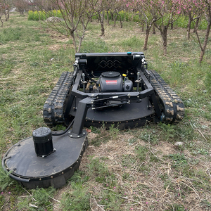 New Arrival Mini Farm 900mm RC Home Robotic <b>Gasoline</b> Power Crawler Lawn Mower 4-Stroke Cordless for Grass Cutting DIY MDE Off-ro - Product Image 1
