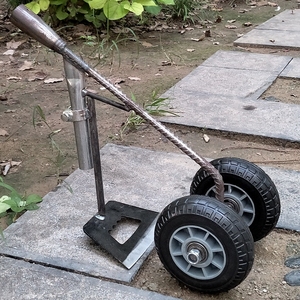 Herramientas para Desherbar el Césped de Jardín, Acero al Carbono Forjado, Metal, Agricultura, Azadones para Excavar Tierra, <span class=keywords><strong>2</strong></span> Ruedas, 3 en 1, Arados Manuales para Agricultura - Product Image 5