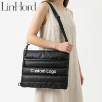 Sac pour ordinateur portable professionnel, tissu rembourré, grande capacité, bandoulière, logo personnalisé pour documents de bureau, voyages d'affaires, vente en gros