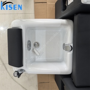 Kisen Customized Pedicure Chair Electric Massage Reclining Foot Spa <b>Manicure</b> Armrest <b>Table</b> for Salon Nail Beauty Shop - Product Image 6