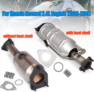 ท่อร่วมไอเสียแบบใหม่ YueYang Custom Catalytic Converter ผลิตจากสแตนเลส S409 สำหรับรถยนต์ Accord 2.4L ปี 2003-2007 รับประกัน 1 ปี - Product Image 5