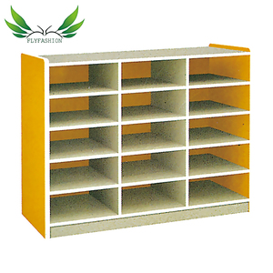 <span class=keywords><strong>Meuble</strong></span> de <span class=keywords><strong>rangement</strong></span> en bois moderne pour enfants <span class=keywords><strong>avec</strong></span> étagères et plateau en <span class=keywords><strong>plastique</strong></span> pour l'organisation des jouets de la maternelle - Product Image 4