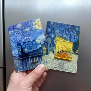 แม่เหล็กติดตู้เย็นอะคริลิคพิมพ์ลายตามสั่งพร้อมโลโก้โรงงาน ของขวัญส่งเสริมการขาย ลายทิวทัศน์ ลายการ์ตูน แม่เหล็กอะคริลิคเคลือบอีพ็อกซี่สำหรับติดตู้เย็น - Product Image 4