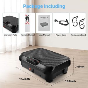 NOUVELLE Plateforme Vibrante d'Exercice pour le Drainage Lymphatique, la Perte de Poids, l'Entraînement Complet du Corps, Plateforme de Fitness à Vibration - Product Image 2