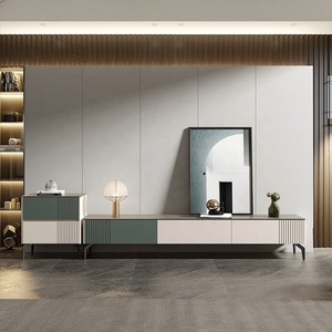 Bàn cà phê khung kim loại Hiện Đại Đồ nội thất phòng khách phong cách Ý đơn giản bàn ghế sofa - Product Image 5