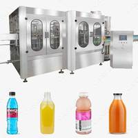 Bouteille entièrement automatique mangue pomme orange ananas tomate jus de fruit remplissage machine d'embouteillage équipement