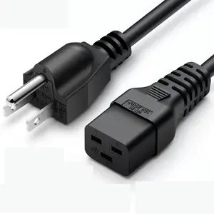 Custom Nema 5-15p 3 Prong Plug 3 PIN American Power Cord C5/C13/C19/ Laptop Usa Power Extension Cord Us Power Cord