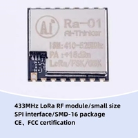 Module de transmission de données RF LoRa ZYSY Stock SX1278 Ra-01 avec interface SPI 433 MHz, kit de carte de test d'antenne, émetteur-récepteur