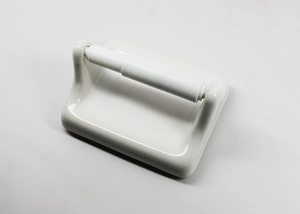 Porte-<span class=keywords><strong>papier</strong></span> toilette en céramique blanche émaillée, accessoire de salle de bain, porte-rouleau de <span class=keywords><strong>papier</strong></span> toilette en <span class=keywords><strong>porcelaine</strong></span>, en vrac - Product Image 3