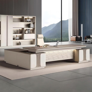 Escritorio Ejecutivo Ekintop EK-KC-01 Muebles de Oficina Modernos con Mesa Lateral para Espacio de Trabajo de Directores - Product Image 3