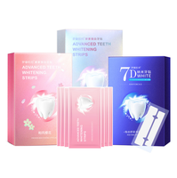 Tiras Blanqueadoras Dentales de Alta Eficacia, Sin Peróxido, Para Uso Doméstico, Sin Alcohol, Color Azul, Gran Venta