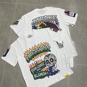เสื้อยืดดีไซน์เนอร์สุดหรูสั่งทำขายส่งลาย COUGH SYRUP สไตล์สตรีทแวร์  จำนวนมากรุ่นนี้เป็นเสื้อยืดคอกลมคุณภาพสูงสำหรับผู้ชาย ผ้าฝ้ายแท้ - Product Image 4