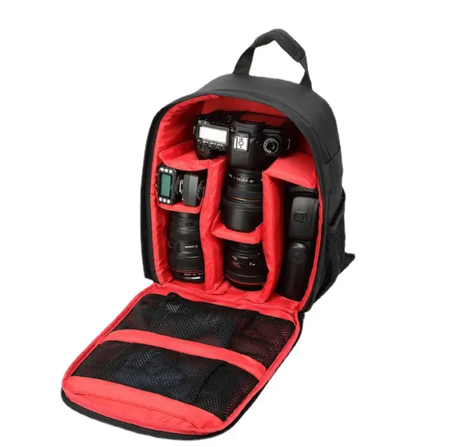 Kamera sırt çantası su geçirmez darbeye dayanıklı kamp DSLR kamera çantası seyahat fotoğraf sırt çantası kamera çantası