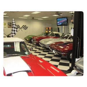 Customizable Color Eco-Friendly PVC Garage <b>Flooring</b> Thick <b>Plastic</b> Click Installation for Indoor Gym Outdoor Use - Product Image 2