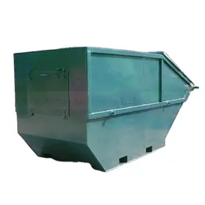 New Factory Carbon Steel Heavy Duty Outdoor Waste Recycling Skip Bins Scrap Metal Dumpster Pickets Farms Manufacturing Plants