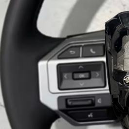 <span class=keywords><strong>พวงมาลัย</strong></span>หนังแท้คาร์บอนไฟเบอร์แบบกำหนดเองสำหรับ Toyota Prado 120 LC150 LC200 LC250 Hilux Land Cruiser Fortuner - Product Image 3