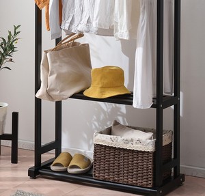 <span class=keywords><strong>Perchero</strong></span> de madera para muebles del hogar, colgador de tela - Product Image 4