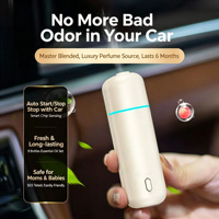 Diffuseur d'arômes USB rechargeable pour voiture, clip de ventilation, humidificateur, purificateur d'air, fonctionnement silencieux 35 dB, huile essentielle