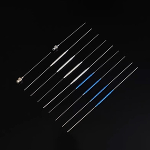 Surgical Irrigation <strong>Needle</strong> Irrigation Tip Microscopic Instrument Tear Duct Probing <strong>Needle</strong> with Holes for Lacrimal Duct Probing - Product Image 6