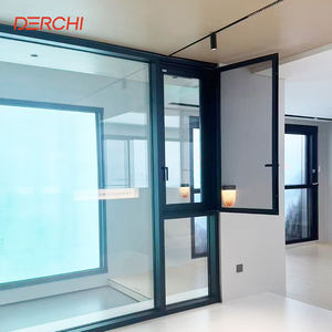 Ventana de la <span class=keywords><strong>Serie</strong></span> Minimalism, Ventana Ultra Delgada de Doble Vidrio con Marco de Aleación de Aluminio, Ventana Fija de Perfil Delgado, Ventanas Abatibles de Aluminio - Product Image 1