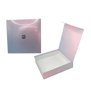 Benzersiz tasarım özel Logo baskılı tüketici elektronik manyetik marka holografik hediye kutusu ambalaj