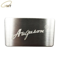 Autocollant en métal en relief Debossewd 3D effet plaque d'aluminium étiquette pour voitures sacs cosmétiques paquet décoration