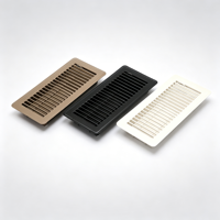 Grille de ventilation en fer de haute qualité, épaisseur 0,6 mm, 4*10, 0,415 kg, sortie d'air réglable pour la ventilation des armoires