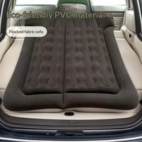 Matelas pneumatique pour voiture, matelas gonflable pour coffre de SUV, lit de voyage et lit pliant, matériau en PVC floqué, longueur 184 cm